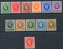 1934 Photogravure 1d Scarlet (large Head) Imperforate Essay Wmk Block Cypher, Light Gum Crease, Also The Basic Set Of 11 - Other & Unclassified