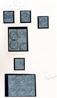 1912-24 Collection U On Leaves With Duplication/shades, Many Fine U Blocks Of Four & Blocks Of Six, With Vals To 10d & 1 - Altri & Non Classificati