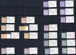 1912-24 Royal Cypher Shades Collection Of UM Individual Stamps Tagged & Identified By The Vendor Giving SG Spec Catalogu - Other & Unclassified
