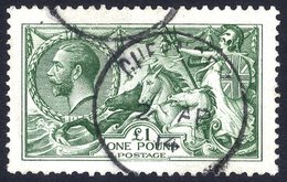 1913 Waterlow £1 Green, VFU Well Centred Example, SG.403. (1) - Altri & Non Classificati