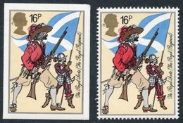 1983 Army 16p Imperf Single (Plate Proof ?) With Wide Margins, SG.1218var. - Autres & Non Classés