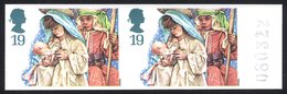 1994 Christmas 19p Marginal Imperf Pair UM, SG.1843a. (2) Cat. £175 - Other & Unclassified