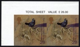 1999 Scientists Tale 26p Imperf Horizontal NW Corner Marginal Pair, Crease In Margin, Stamps Fine UM, Lovely Positional  - Other & Unclassified