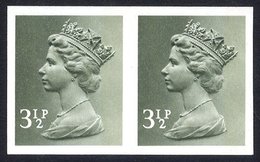 1971-96 3½p Olive Grey (two Bands) Imperf Pair UM, SG.X858a. (2) Cat. £600 - Altri & Non Classificati