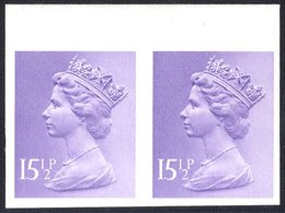 1981 15½p Pale Violet Top Marginal UM Imperf Pair, SG.C948a. (2) Cat. £300 - Altri & Non Classificati