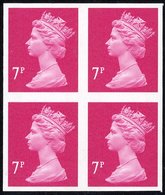 2004 7p Bright Magenta (two Bands) UM Imperf Block Of Four, SG.Y1673a. (4) Cat. £480 - Other & Unclassified