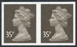 2004 35p Sepia (2 Bands) Imperf Pair UM, SG.Y1700a. (2) Cat. £375 - Other & Unclassified