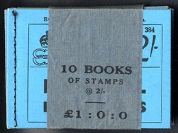 1936 KEVIII 2s (SG.BC2) Edition 384 Advert Pane (7) DRAGES 50 Pay-way, Batch Of Ten Booklets In Original Wrapper, One Bk - Autres & Non Classés