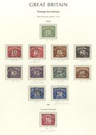 1914-63 FU Collection On Leaves Comprising 1914-22 Set SG.D1/8, D9, 1924-31 Set SG.D10/18, 1936-37 Set SG.D19/26, 1937-3 - Other & Unclassified