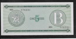 Cuba - 5 Pesos - Pick N° FX7 - NEUF - Kuba