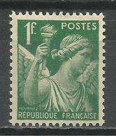 FRANCE , FRENCH , 1 Fr , Type Iris , 1939 - 1941 , N° YT  432 ( ** ) - 1939-44 Iris