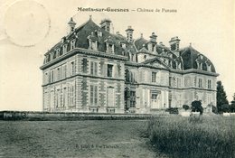 Monts Sur Guesnes Chateau De Purnon Circulee En 1909 - Monts Sur Guesnes