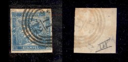 0038 ANTICHI STATI - LOMBARDO VENETO - 1851 - 3 Cent (3-Giornali) Usato A Gemona - Cornice Rotta Sopra N (500+) - Other & Unclassified