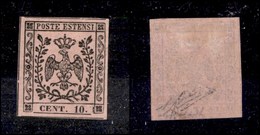 0064 ANTICHI STATI - MODENA - 1854 - 10 Cent (9) - Molto Bello - Diena + G.Bolaffi (800) - Other & Unclassified