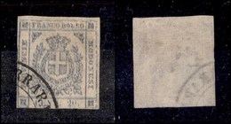 0073 ANTICHI STATI - MODENA - 1859 - 20 Cent (15c) Con Doppia Stampa Completa - Appena Corto In Basso - Molto Raro - Cer - Other & Unclassified