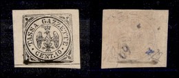 0076 ANTICHI STATI - MODENA - 1859 - 10 Cent (5-Segnatasse Giornali) Nuovo Con Gomma Originale - Molto Bello - Diena (1. - Other & Unclassified