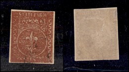 0101 ANTICHI STATI - PARMA - 1855 - 25 Cent (8) Molto Inchiostrato E Oleoso - Ottimi Margini E Annullo Leggero - Molto B - Other & Unclassified