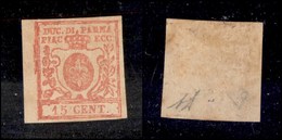 0102 ANTICHI STATI - PARMA - 1859 - 15 Cent (9ab-stampa Oleosa) Bordo Foglio A Sinistra - Nuovo Con Gomma Originale - Di - Other & Unclassified