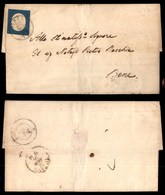 0132 ANTICHI STATI - SARDEGNA - 20 Cent (8) Su Lettera Da Ivrea A Bene Del 30.8.54 (1.200) - Autres & Non Classés