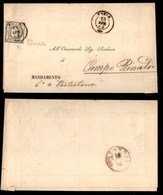 0152 ANTICHI STATI - SARDEGNA - 2 Cent (20b-grigio Verdastro) - Involucro Da Pavia A Campo Rinaldo Del 15.4.62 - Wolf - Other & Unclassified