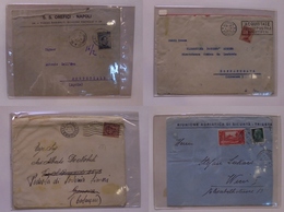 0266 REGNO - Perfin - 1897/1945 - 13 Lettere + 18 Cartoline Con Affrancature Del Periodo (con Varie Perforazioni) Montat - Other & Unclassified