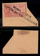 0267 REGNO - 1917 - Posta Aerea Terranova Civitavecchia - 25 Cent (1-Espressi) Su Frammento - Raro - Autres & Non Classés