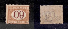 0295 REGNO - 1890 - 60 Cent (26a-Segnatasse) Con Cifre Capovolte - Invisibile Traccia Di Linguella - Fiecchi (750) - Other & Unclassified