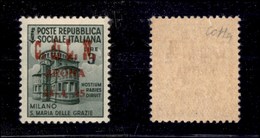 0333 EMISSIONI CLN - ARONA - 1945- 3 Lire (23 - Soprastampa Carminio) - Gomma Integra - Molto Bello E Raro - Cert. Colla - Autres & Non Classés