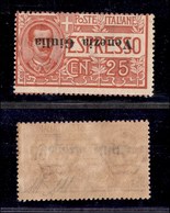 0362 OCCUPAZIONI - VENEZIA GIULIA - 1919 - 25 Cent (1a - Espressi) Con Soprastampa Capovolta - Gomma Integra - Other & Unclassified