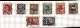 0382 COLONIE - EGEO - 1943 - Soprastampati (118/125) - Serie Completa - Molto Bella (650) - Other & Unclassified