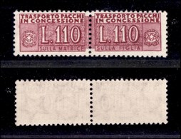 0453 REPUBBLICA - 1955 - 110 Lire (12 - Pacchi In Concessione) - Andere & Zonder Classificatie