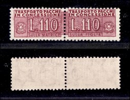 0453 REPUBBLICA - 1955 - 110 Lire (12 - Pacchi In Concessione) - Other & Unclassified