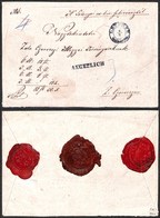 0496 ESTERO - AUSTRIA - Busta Lettera Denaro (81 Fiorini E 30 Kr) Da Letenye A Zala Egerjzegen - Angeblich - Splendidi S - Autres & Non Classés