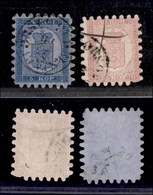 0519 ESTERO - FINLANDIA - 1860 - Stemma (3/4) - Serie Completa - Other & Unclassified