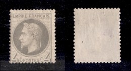 0527 ESTERO - FRANCIA - 1862 - 4 Cent (26) - Gomma Integra - Other & Unclassified