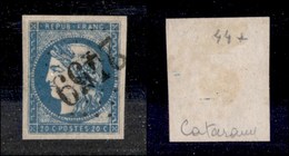 0532 ESTERO - FRANCIA - 1870 - 20 Cent (41/I) - Molto Bello - Autres & Non Classés