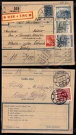 0558 ESTERO - GERMANIA - Boemia Moravia - Occ. Tedesca - Bollettino Pacchi Da Praga A Zebrak Del 10.11.39 - Autres & Non Classés