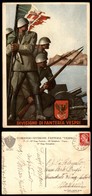 0606 CARTOLINE D'EPOCA - MILITARI - Divisione Di Fanteria Vespri - Boccasile - Usata 1939 - Other & Unclassified