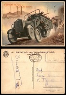 0611 CARTOLINE D'EPOCA - MILITARI - 12° Centro Automobilistico Palermo - (senza Scritta Al Fronte) - Boccasile - Usata ( - Other & Unclassified