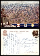 0613 CARTOLINE D'EPOCA - MILITARI - Legione Territoriale Carabinieri Reali Bolzano (con Stemmi) - Boccasile - Usata 1942 - Other & Unclassified