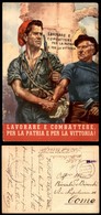 0630 CARTOLINE D'EPOCA - MILITARI - Lavorare E Combattere Per La Patria E Per La Vittoria - Franchigia Dalla Feldpost Pe - Other & Unclassified