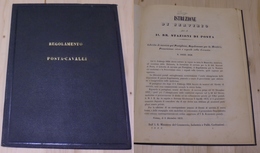 0638 LOTTI VARI E COLLEZIONI - DOCUMENTI - 1855 - Vienna 6 Dicembre - I.I.R.R. Stazioni Di Posta - Istruzione Di Servizi - Andere & Zonder Classificatie