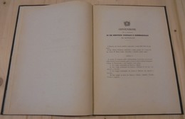 0740 LOTTI VARI E COLLEZIONI - DOCUMENTI - Regno Di Sardegna - 1861 (18 Luglio) - Convenzione Per Servizio Postale E Com - Other & Unclassified