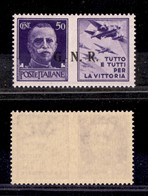 0981 REPUBBLICA SOCIALE - PROPAGANDA DI GUERRA - 50 Cent Aviazione (23/IIef) Con Punto Piccolo Dopo R - Gomma Integra - Other & Unclassified