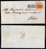 1004 ANTICHI STATI - LOMBARDO VENETO - 15 Cent (3) - Lettera Da Milano A Rho Del 15.6.51 (187) - Other & Unclassified