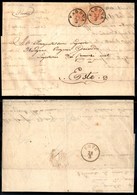 1027 ANTICHI STATI - LOMBARDO VENETO - Due 15 Cent (20) Su Lettera Da Padova A Este Del 27.3.57 - Other & Unclassified