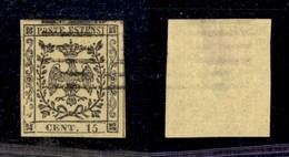 1078 ANTICHI STATI - MODENA - 1852 - 15 Cent (3) - Molto Bello  - Usato (50) - Other & Unclassified