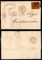 1158 ANTICHI STATI - PONTIFICIO - 10 Cent (26) Su Lettera Da Roma A Civitavecchia Del 12.10.68 (50) - Other & Unclassified