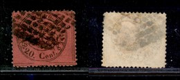 1160 ANTICHI STATI - PONTIFICIO - 1868 - 20 Cent (27) - Usato - Other & Unclassified