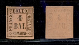 1169 ANTICHI STATI - ROMAGNE - 1859 - 4 Bai (5) - Senza Gomma - Molto Bello (300) - Other & Unclassified